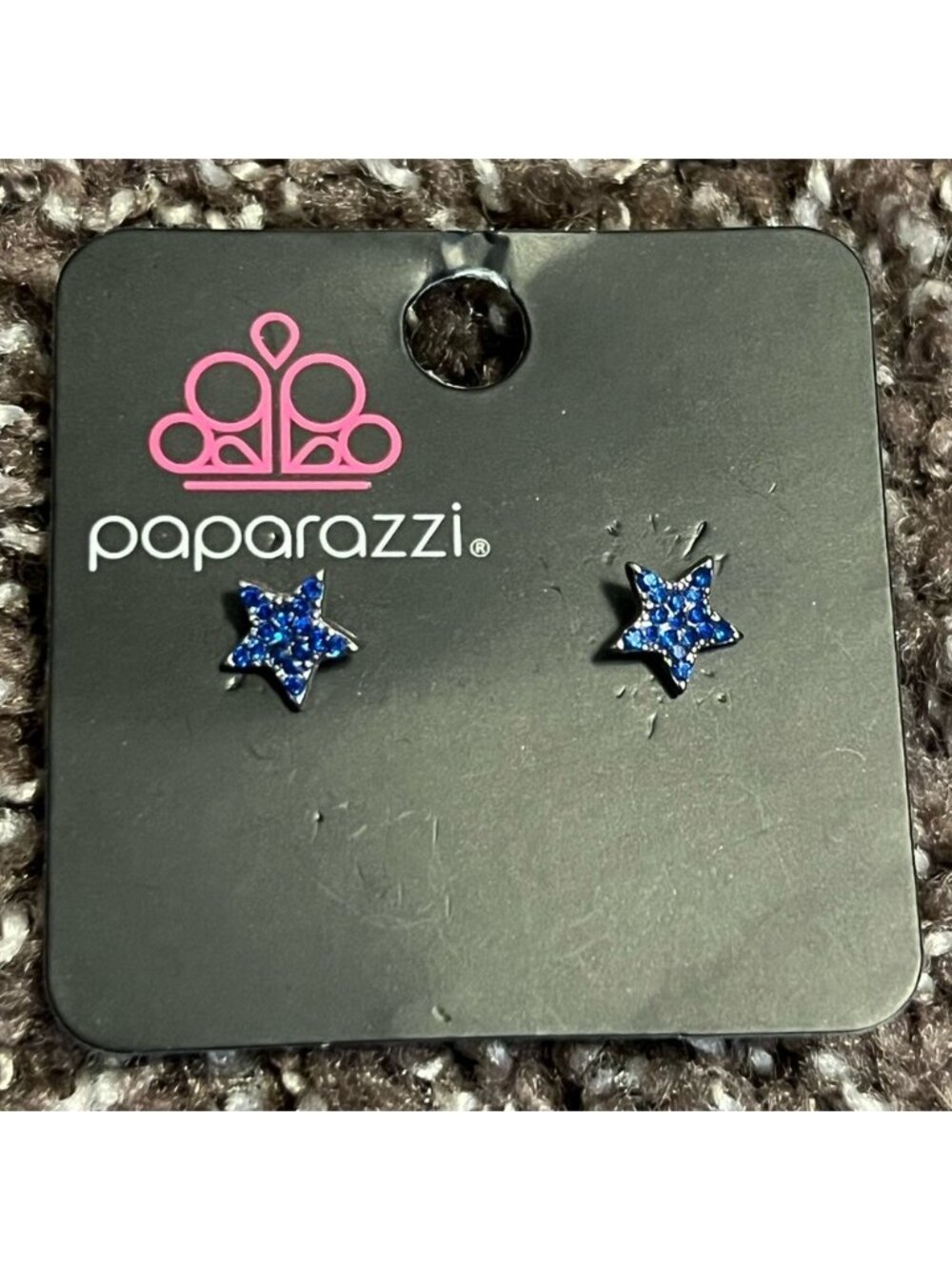 Paparazzi Blue Star Earrings